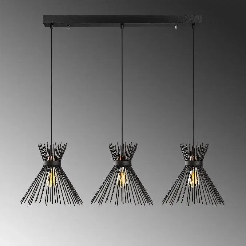 Aydinlatmadunyam Sarkit Black Kirpi-3088
