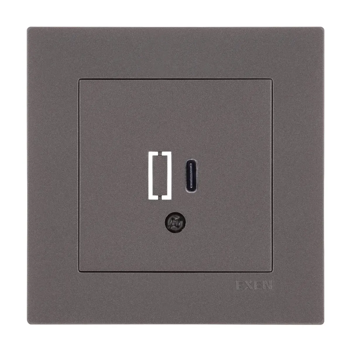 Exen Karell Mocha Usb Sarj Prizi Type-C  Komple Takim