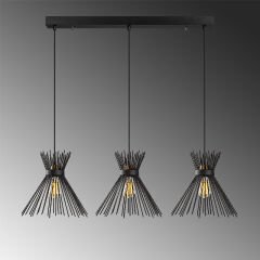 Aydinlatmadunyam Sarkit Black Kirpi-3088