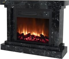 Heatbox Elektirikli Fanli Sömine 3000W Lotus Desenli Bluetooth Ses Efektli