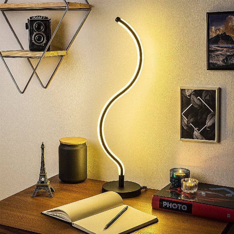 Aydinlatmadunyam Masa Lambasi Black Yilan-13276