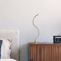 Aydinlatmadunyam Masa Lambasi Gold Yilan-13277