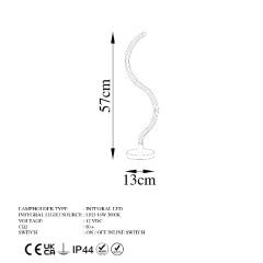Aydinlatmadunyam Masa Lambasi Gold Yilan-13277