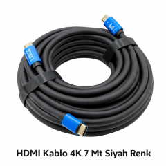 HDMI Kablo 4K 7 Mt Siyah Renk