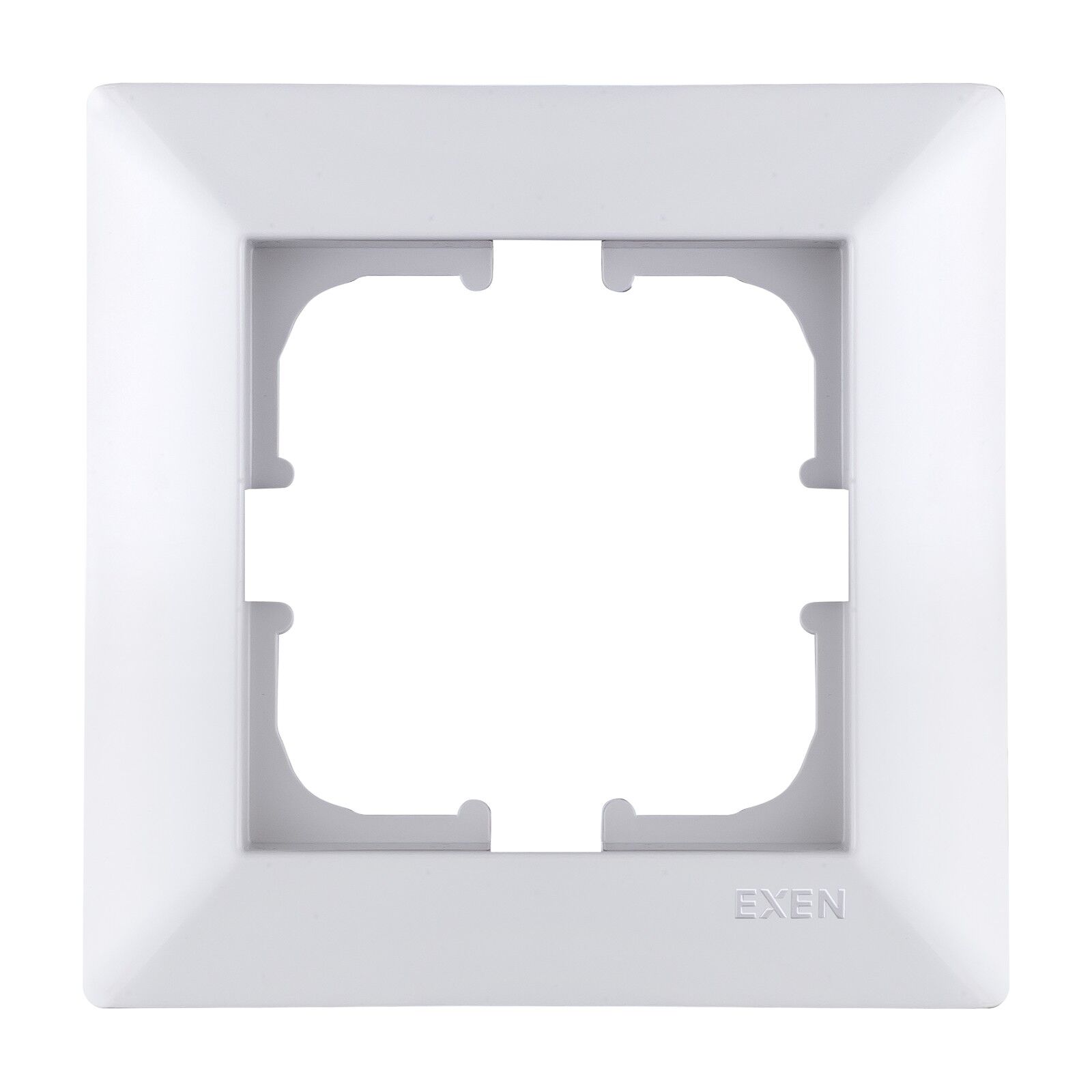 Exen Odak Beyaz Tekli Çerçeve