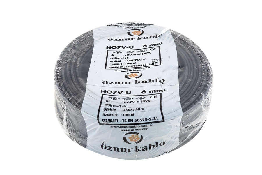 6 Lik Nya Siyah Kablo Öznur Kablo