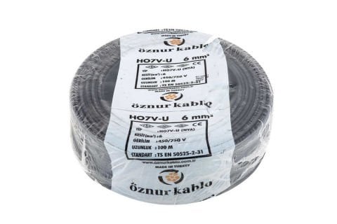 6 Lik Nya Siyah Kablo Öznur Kablo