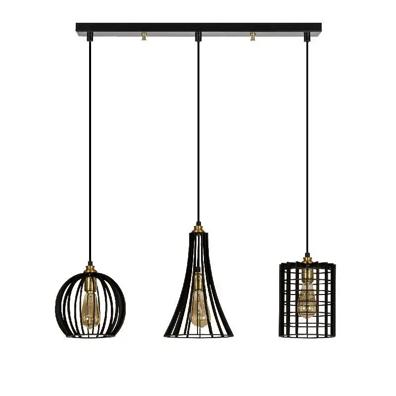 Aydinlatmadunyam Sarkit Black Teltrio-Mr-934