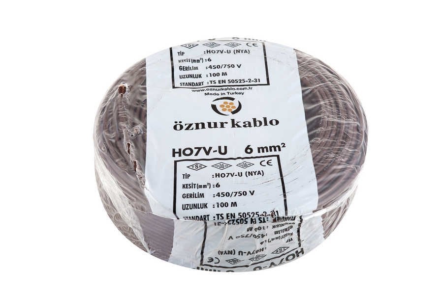6 Lik Nya Kahverengi Kablo Öznur Kablo