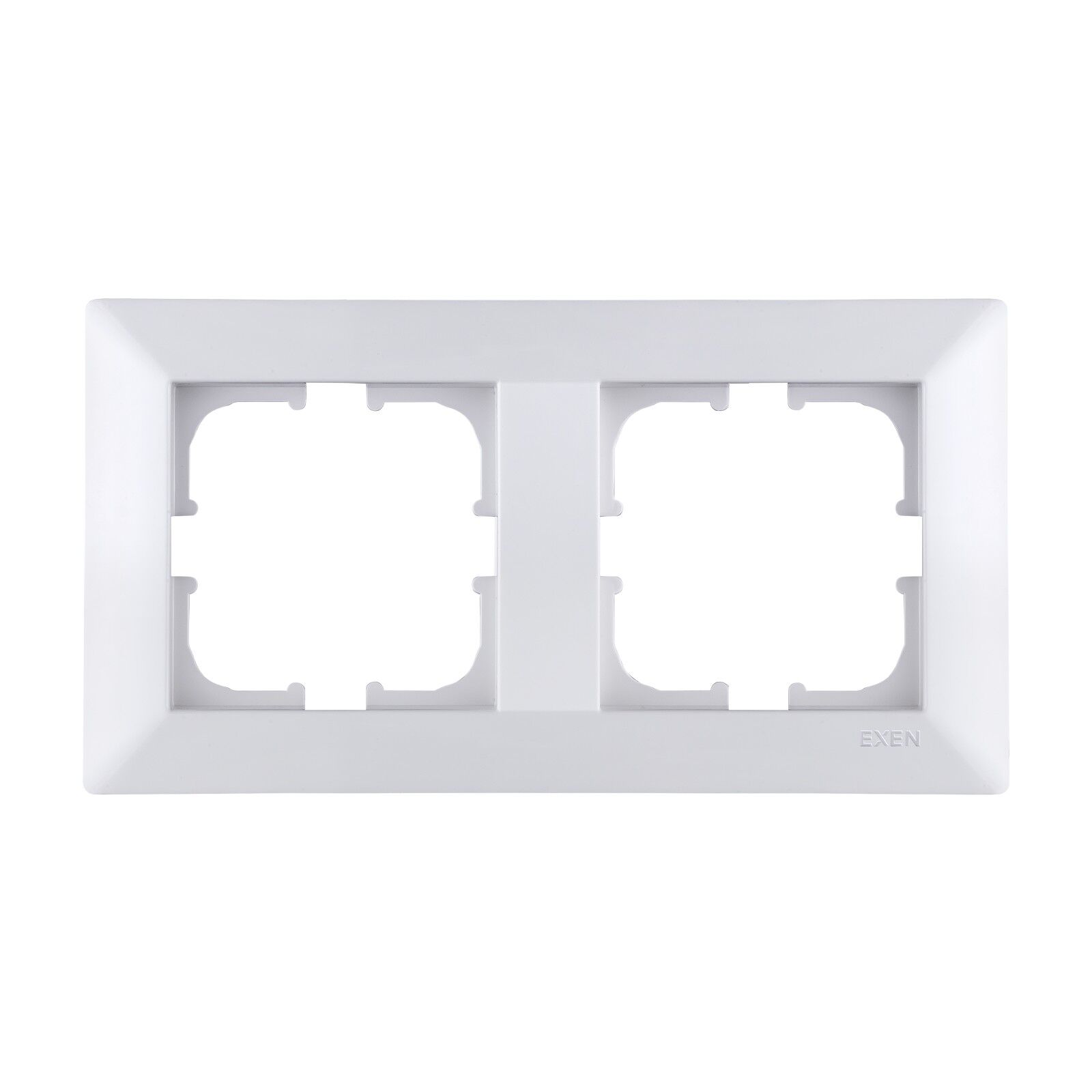 Exen Odak Beyaz Ikili Çerçeve