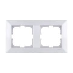 Exen Odak Beyaz Ikili Çerçeve