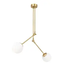 Aydinlatmadunyam Avize GoldWhite Cambaz-3452