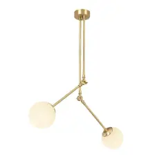 Aydinlatmadunyam Avize GoldWhite Cambaz-3452