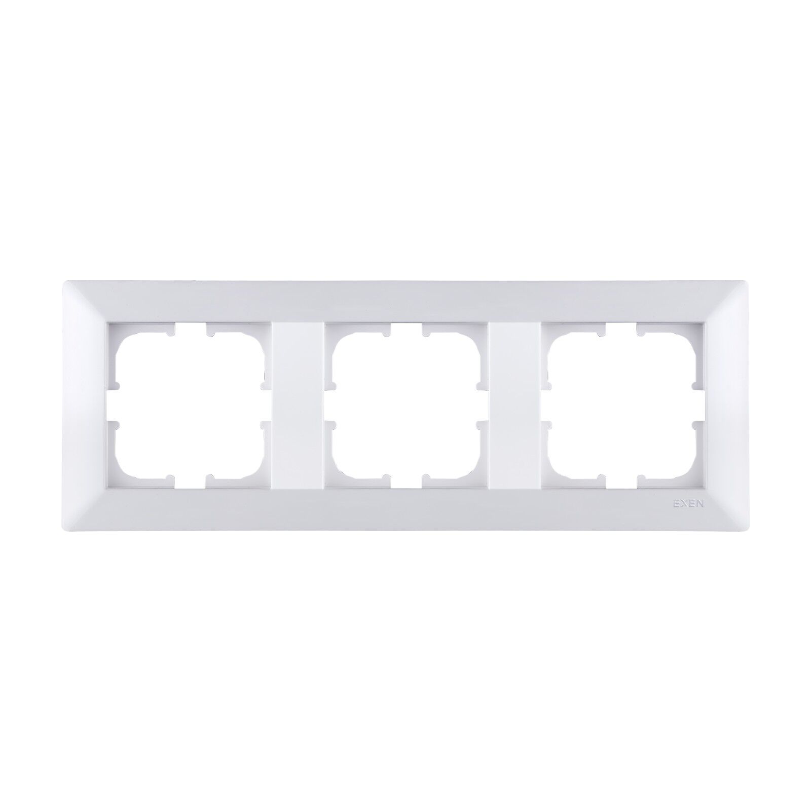 Exen Odak Beyaz Üçlü Çerçeve