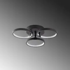Aydinlatmadunyam Plafonyer Black Halka-13310