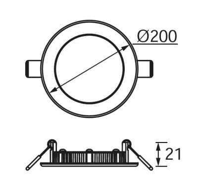 Jupiter LD474 15 Watt Slim Led Panel Günışığı