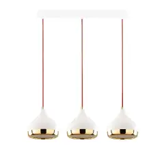 Aydinlatmadunyam Sarkit WhiteRedGold Yildo-M-6876