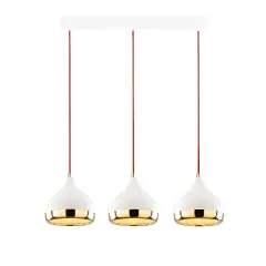 Aydinlatmadunyam Sarkit WhiteRedGold Yildo-M-6876