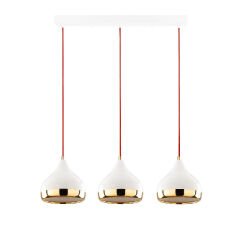 Aydinlatmadunyam Sarkit WhiteRedGold Yildo-M-6876