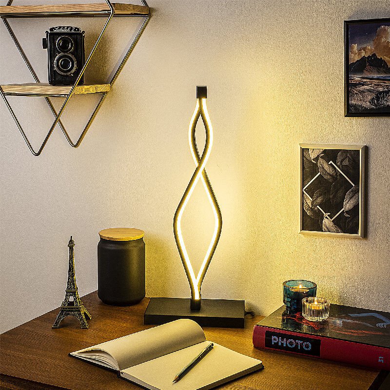 Aydinlatmadunyam Masa Lambasi Black Zozo-13291