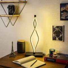 Aydinlatmadunyam Masa Lambasi Black Zozo-13291