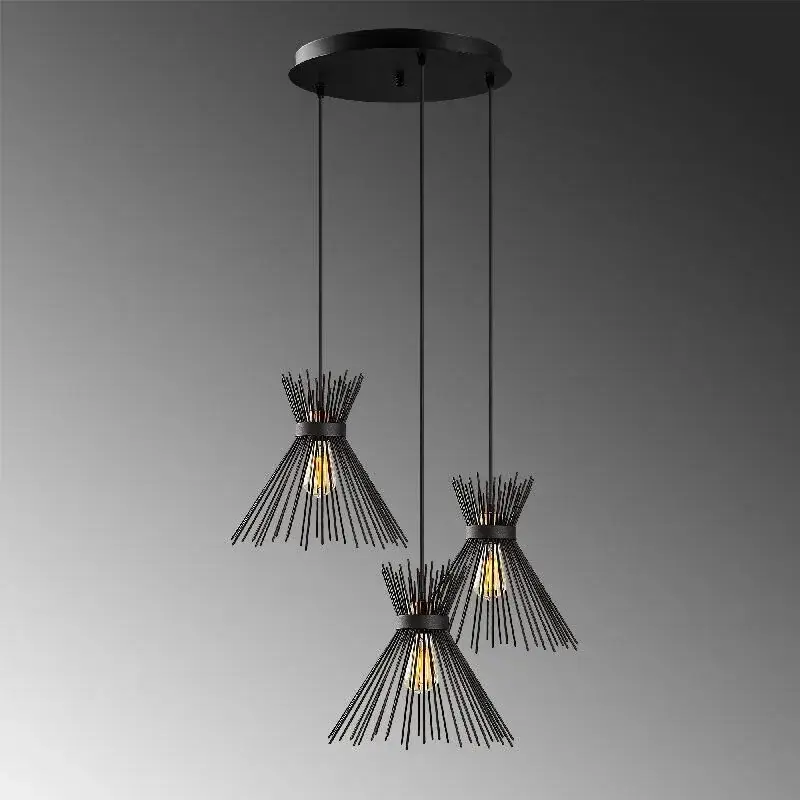 Aydinlatmadunyam Sarkit Black Kirpi-3085