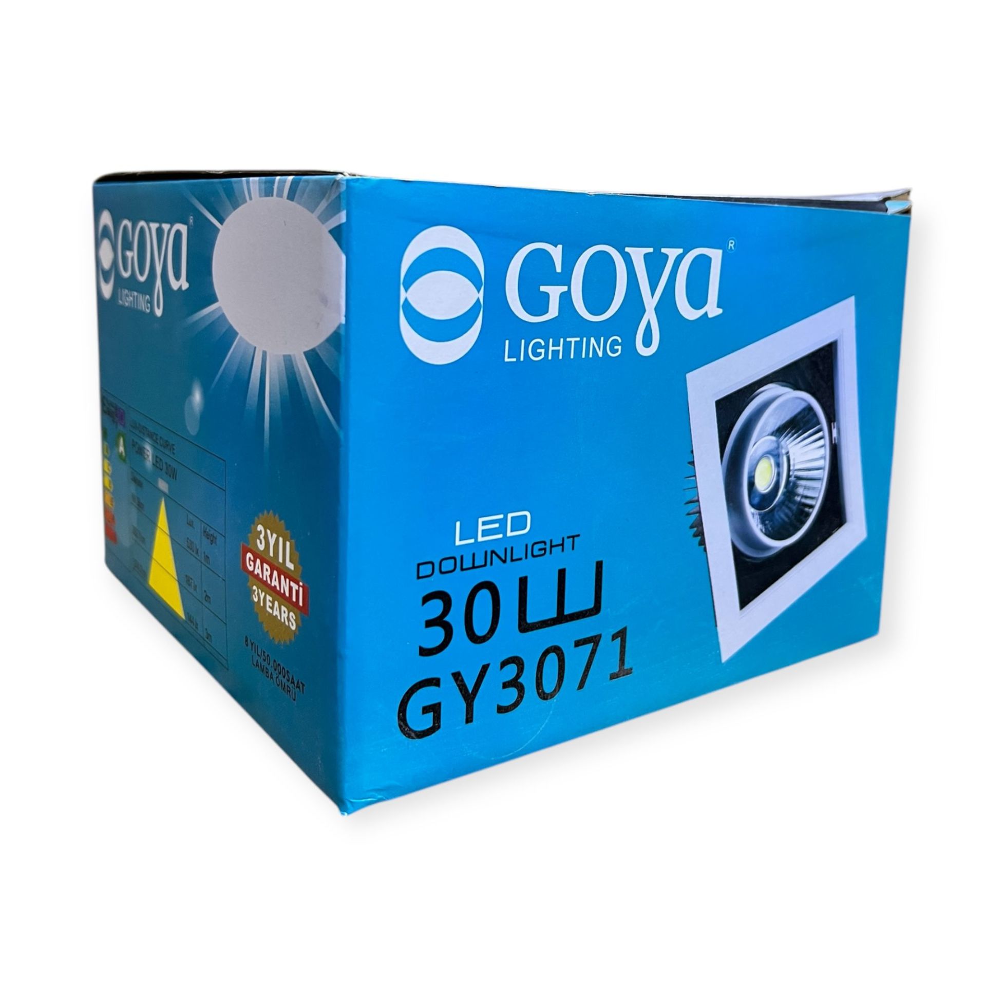 Goya Gy 3071 Siyah Kasa 36W 4000K Siva Alti