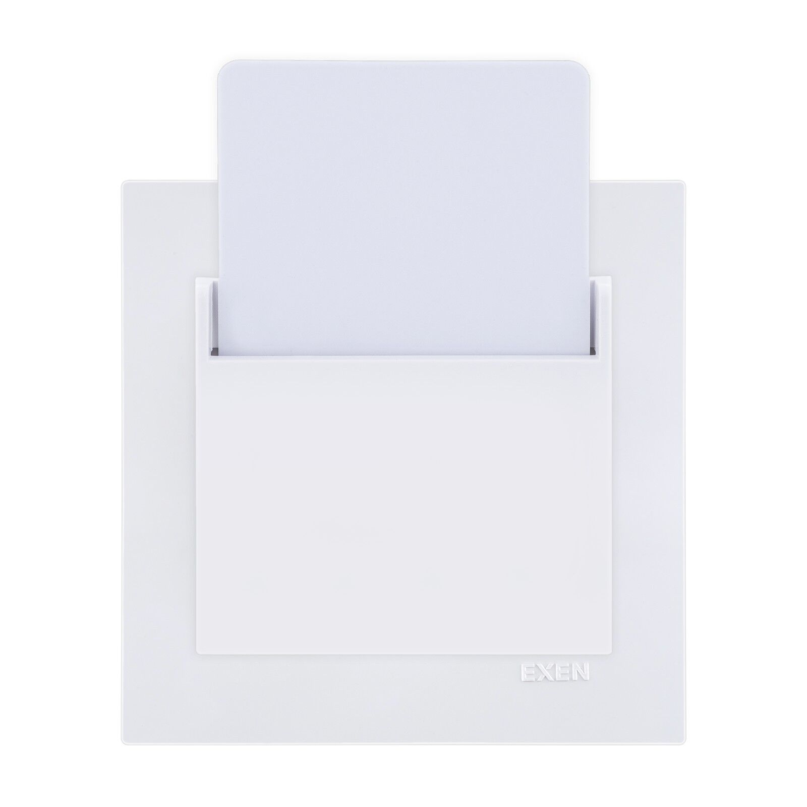 Exen Karell Beyaz Energy Saver Mikro Switch Gecikmeli + Isikli Komple Takim