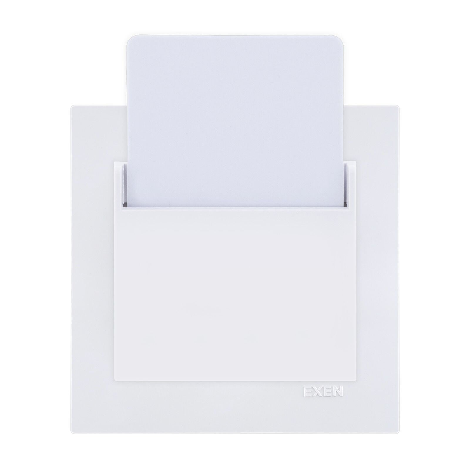 Exen Karell Beyaz Energy Saver Mikro Switch Gecikmeli + Isikli Komple Takim
