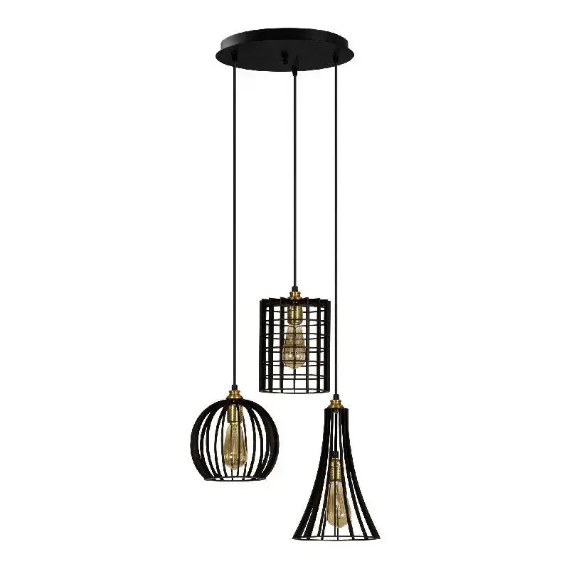 Aydinlatmadunyam Sarkit Black Teltrio-Mr-933