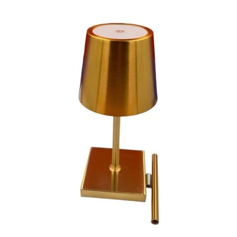 Cata Masa Lambası Gold Renk Ct-8437 Tek Anahtarla 3 Renk