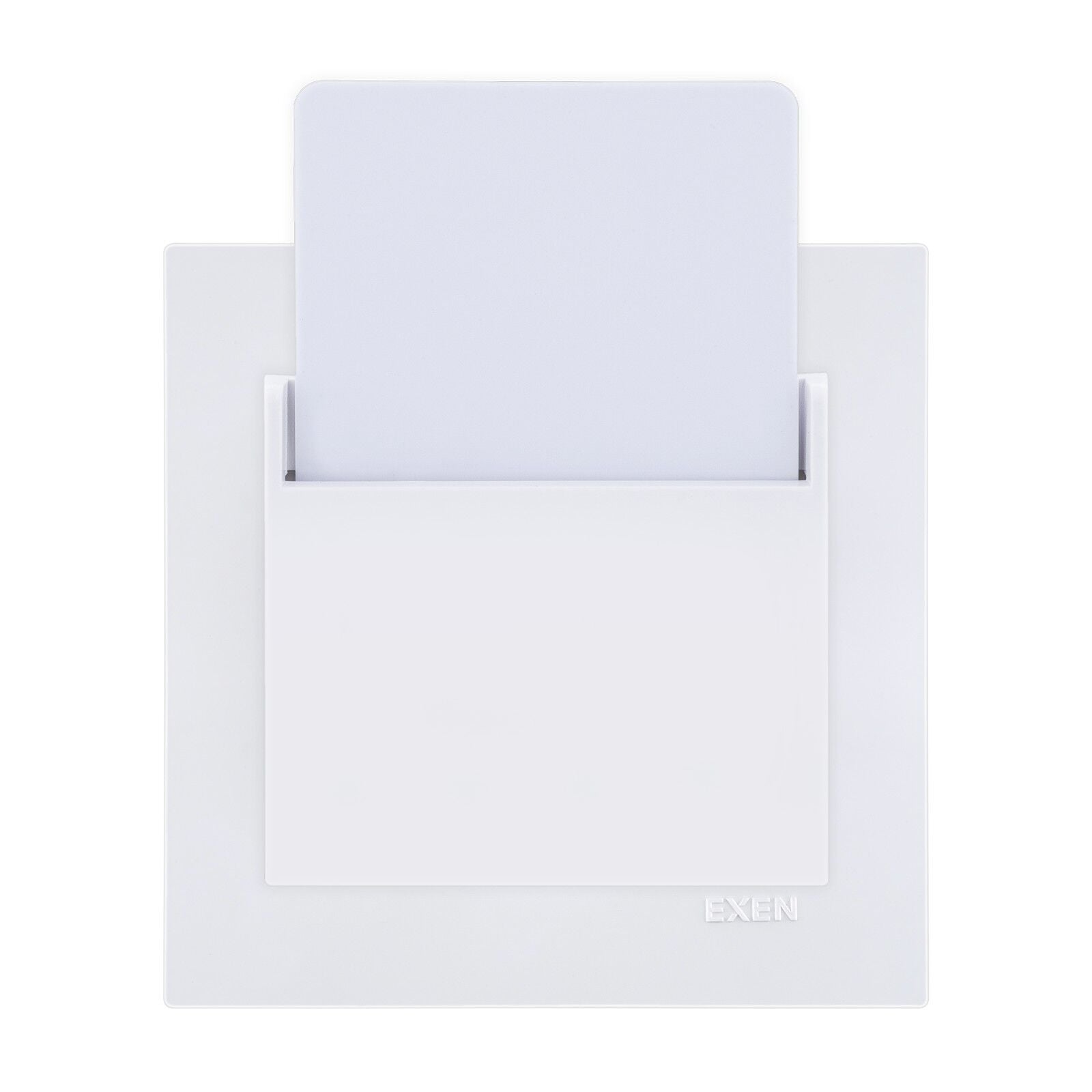 Exen Karell Beyaz Energy Saver Mikro Switch Gecikmesiz + Isikli Komple Takim