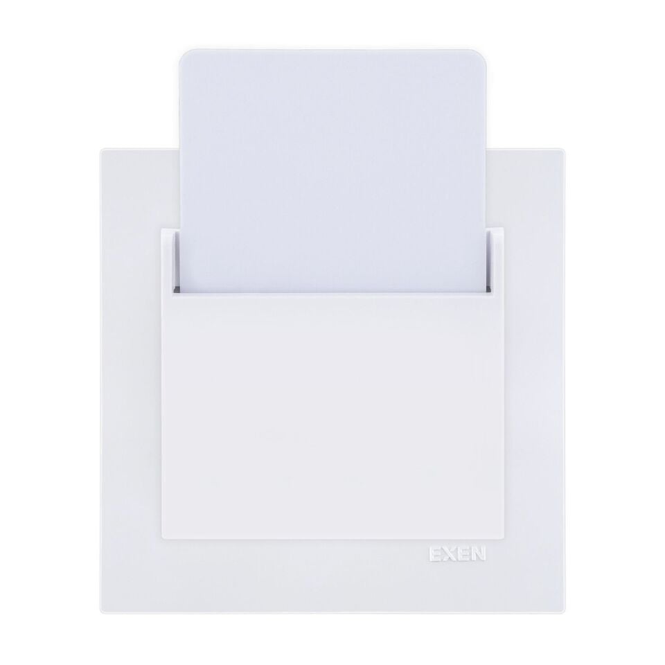 Exen Karell Beyaz Energy Saver Mikro Switch Gecikmesiz + Isikli Komple Takim