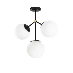 Aydinlatmadunyam Plafonyer BlackWhite Damar-6336