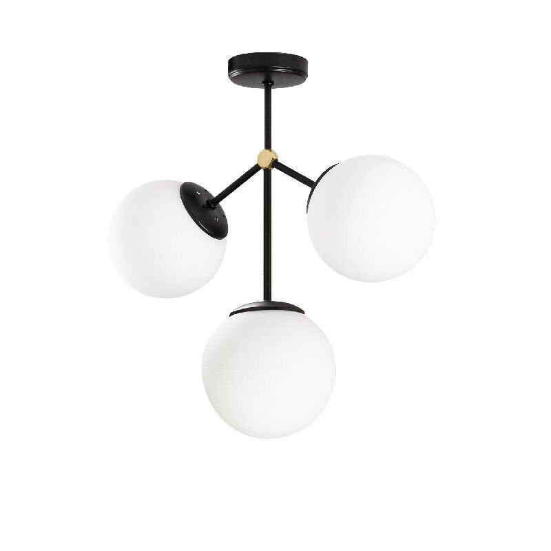 Aydinlatmadunyam Plafonyer BlackWhite Damar-6336