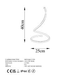 Aydinlatmadunyam Masa Lambasi Black Yay-13286
