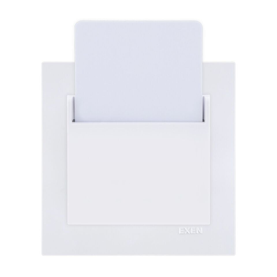Exen Karell Beyaz Rfid Energy Saver Isikli Gecikmeli Komple Takim