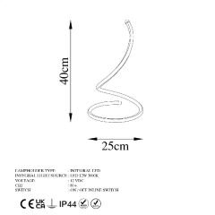 Aydinlatmadunyam Masa Lambasi Gold Yay-13287