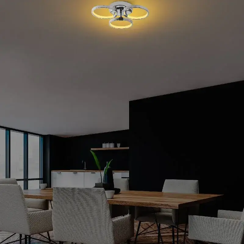 Aydinlatmadunyam Plafonyer Chrome Halka-13312
