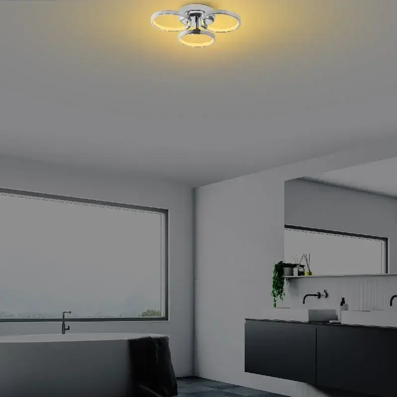 Aydinlatmadunyam Plafonyer Chrome Halka-13312