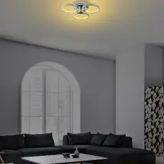 Aydinlatmadunyam Plafonyer Chrome Halka-13312