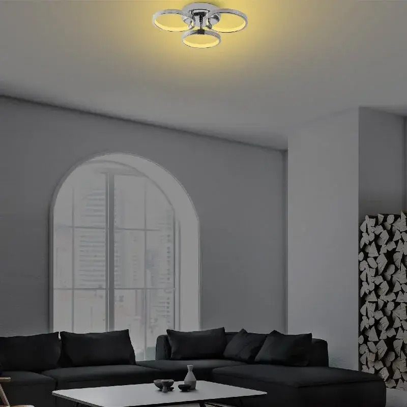 Aydinlatmadunyam Plafonyer Chrome Halka-13312