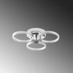 Aydinlatmadunyam Plafonyer Chrome Halka-13312