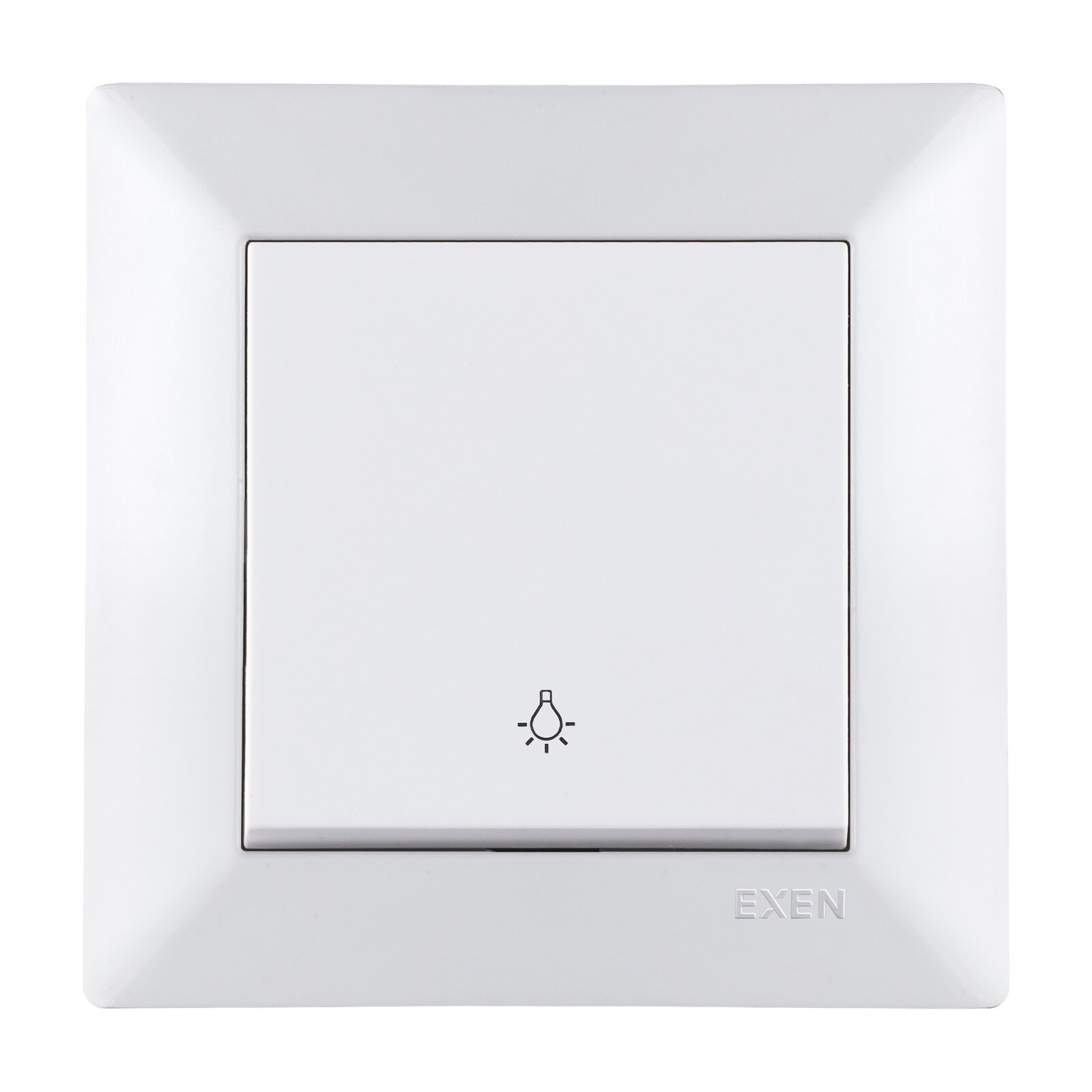 Exen Odak Beyaz Light Anahtari Komple Takim