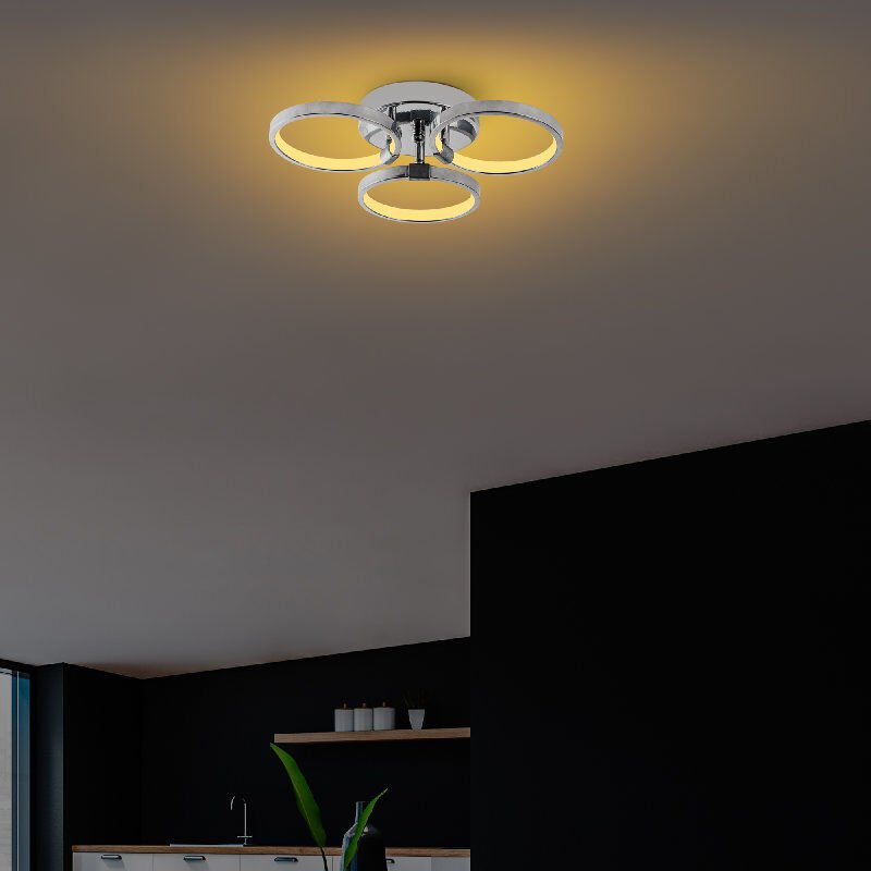Aydinlatmadunyam Plafonyer Chrome Halka-13312