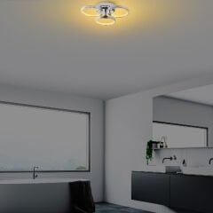 Aydinlatmadunyam Plafonyer Chrome Halka-13312