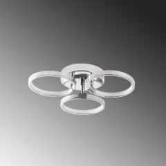 Aydinlatmadunyam Plafonyer Chrome Halka-13312