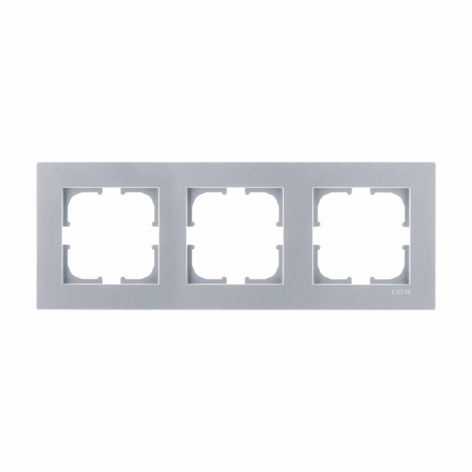 Exen Karell Gümüs Üçlü Çerçeve