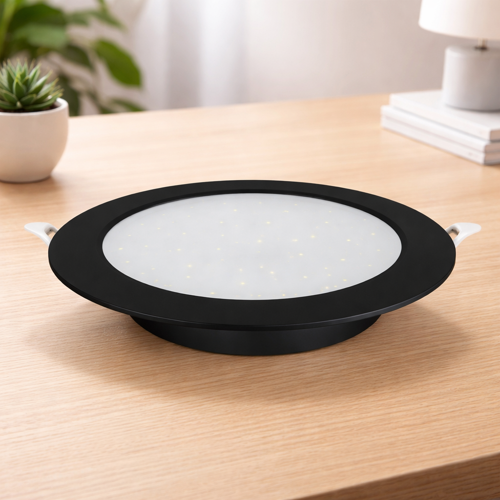 Horoz 016-068-0012 Aura Prizma 12W Siyah 4200K Led Armatür