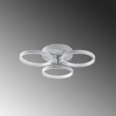 Aydinlatmadunyam Plafonyer Nardo Grey Halka-13313